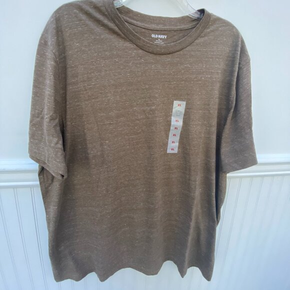 Men's Old Navy T-shirt size X Large Basic Tee Brown New - Picture 2 of 5